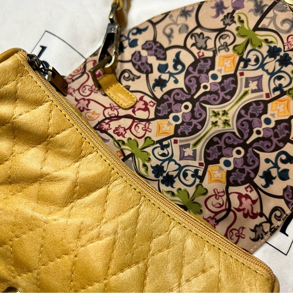 Helen Welsh Mustard Leather Front Buckle Clutch - Picture 4 of 8